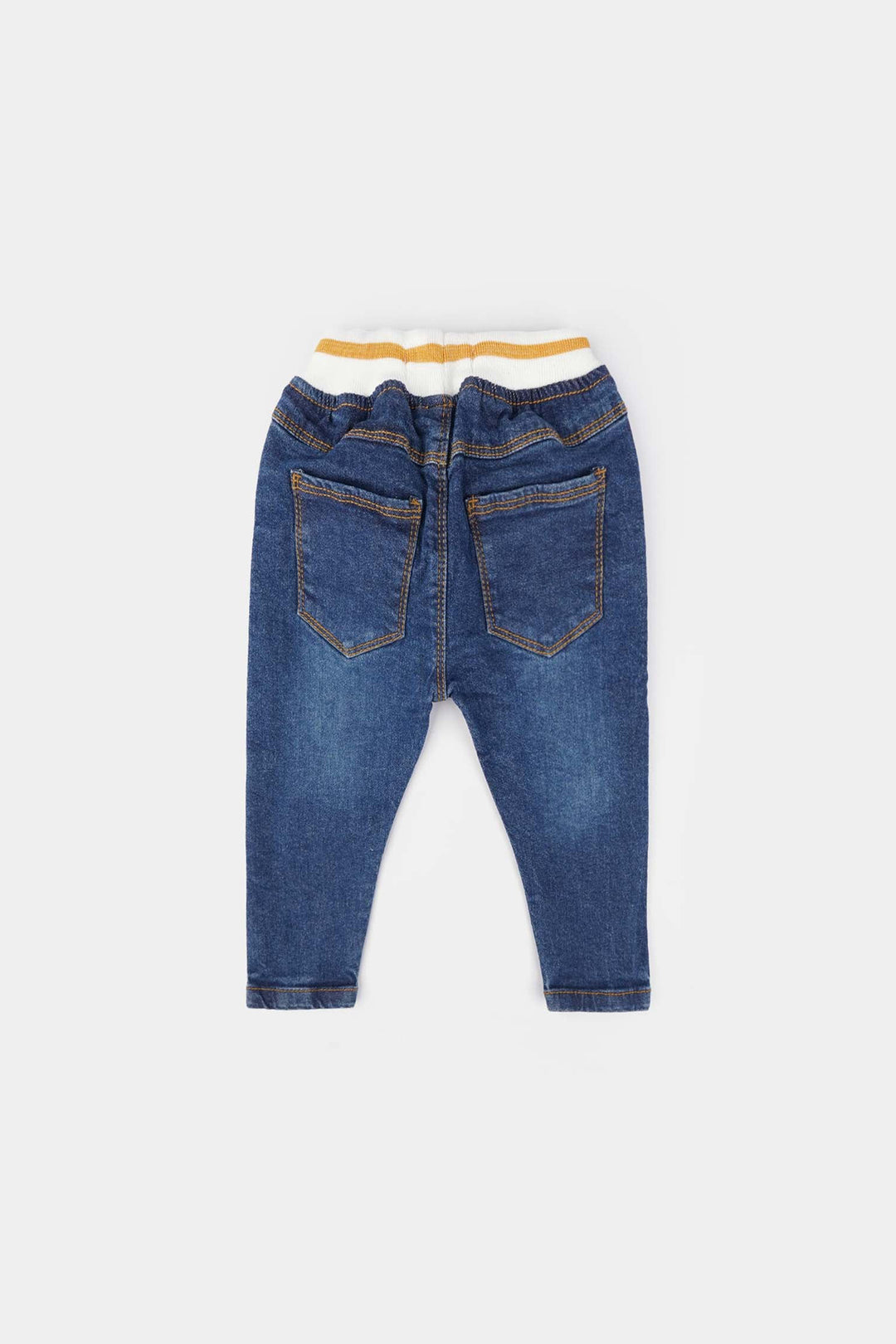 Infant Boys Denim Stretch Pant Garfield-DARK BLUE