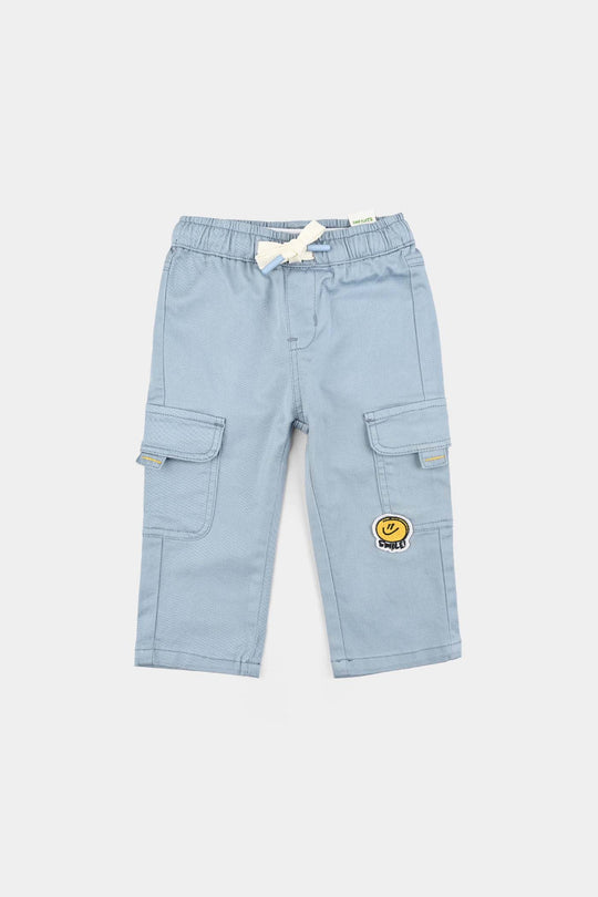 Infant Boys Denim Stretch Pant Make Me Happy
