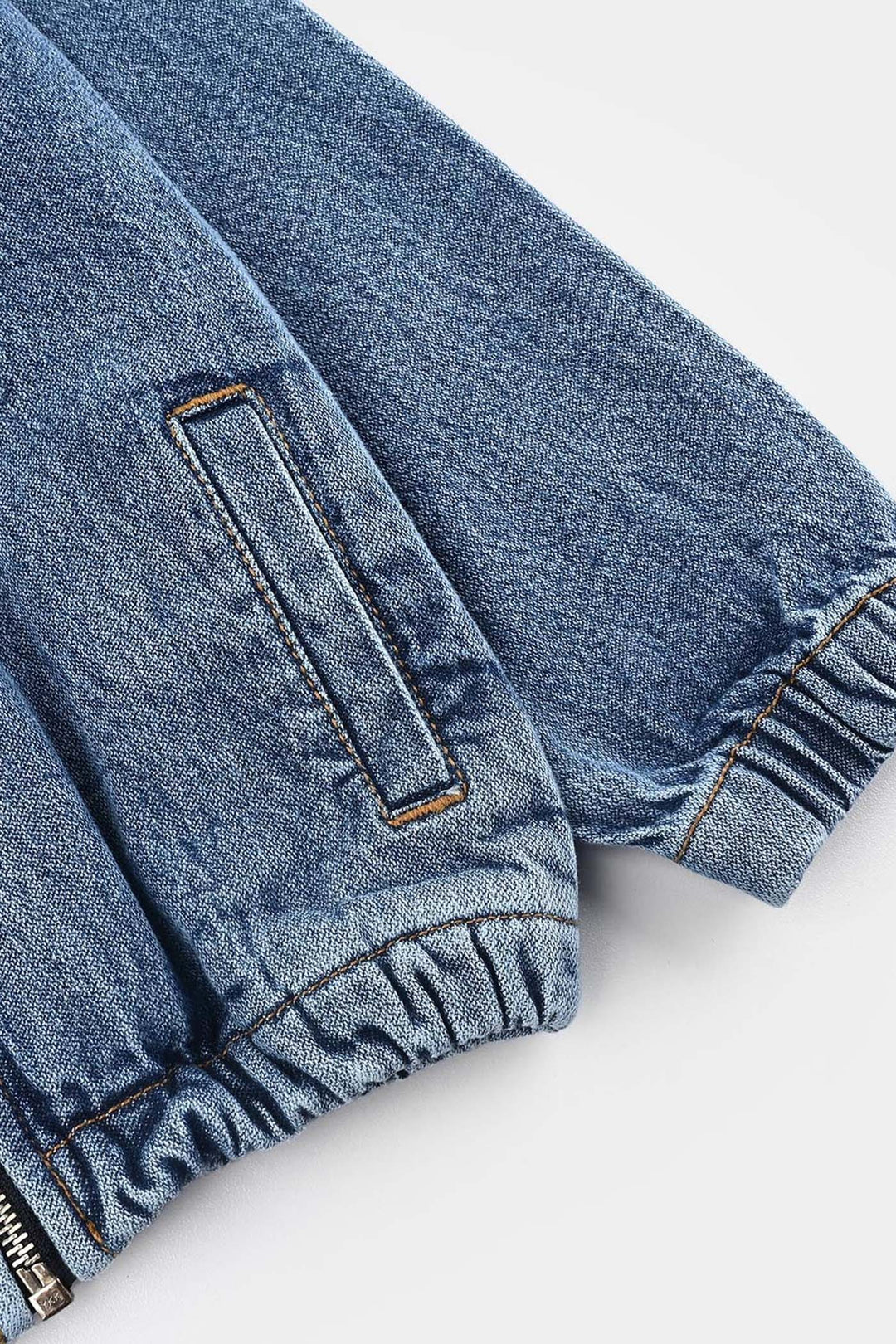 Boys Denim Stretch Woven Jacket Superior-Light Blue