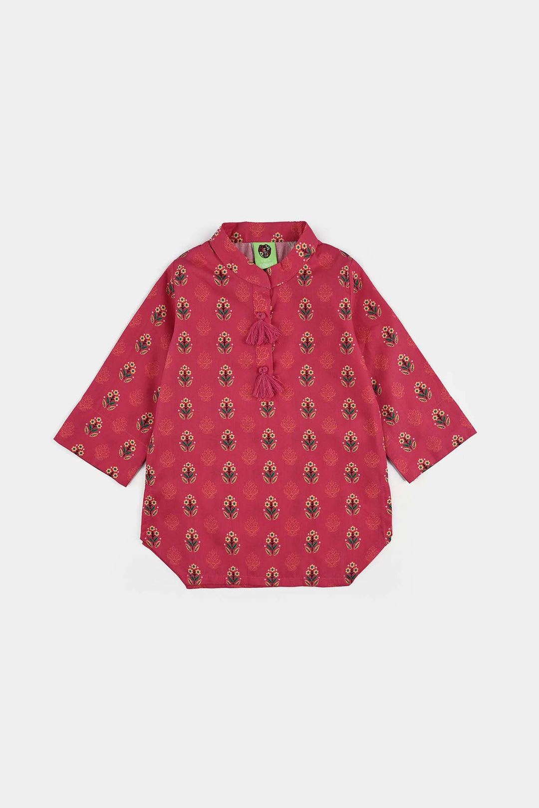 Infant Girls Cotton Poplin Printed 2 Pcs