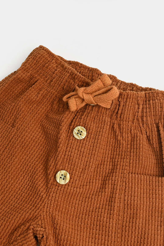 Infant Boys Corduroy Pant Live 2-Mustard