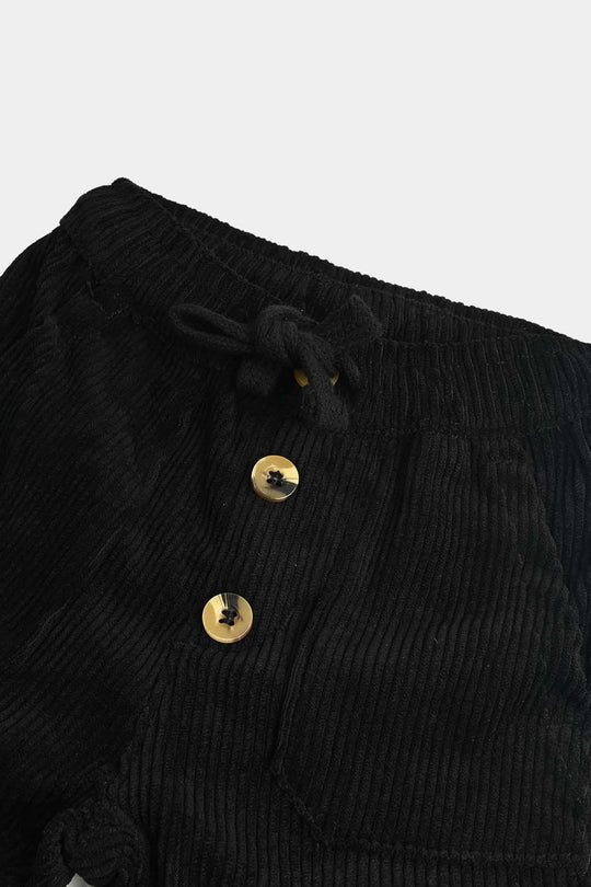 Infant Boys Denim Stretch Corduroy Pant We Live-BLACK