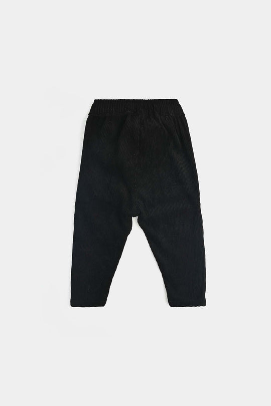 Infant Boys Denim Stretch Corduroy Pant We Live-BLACK