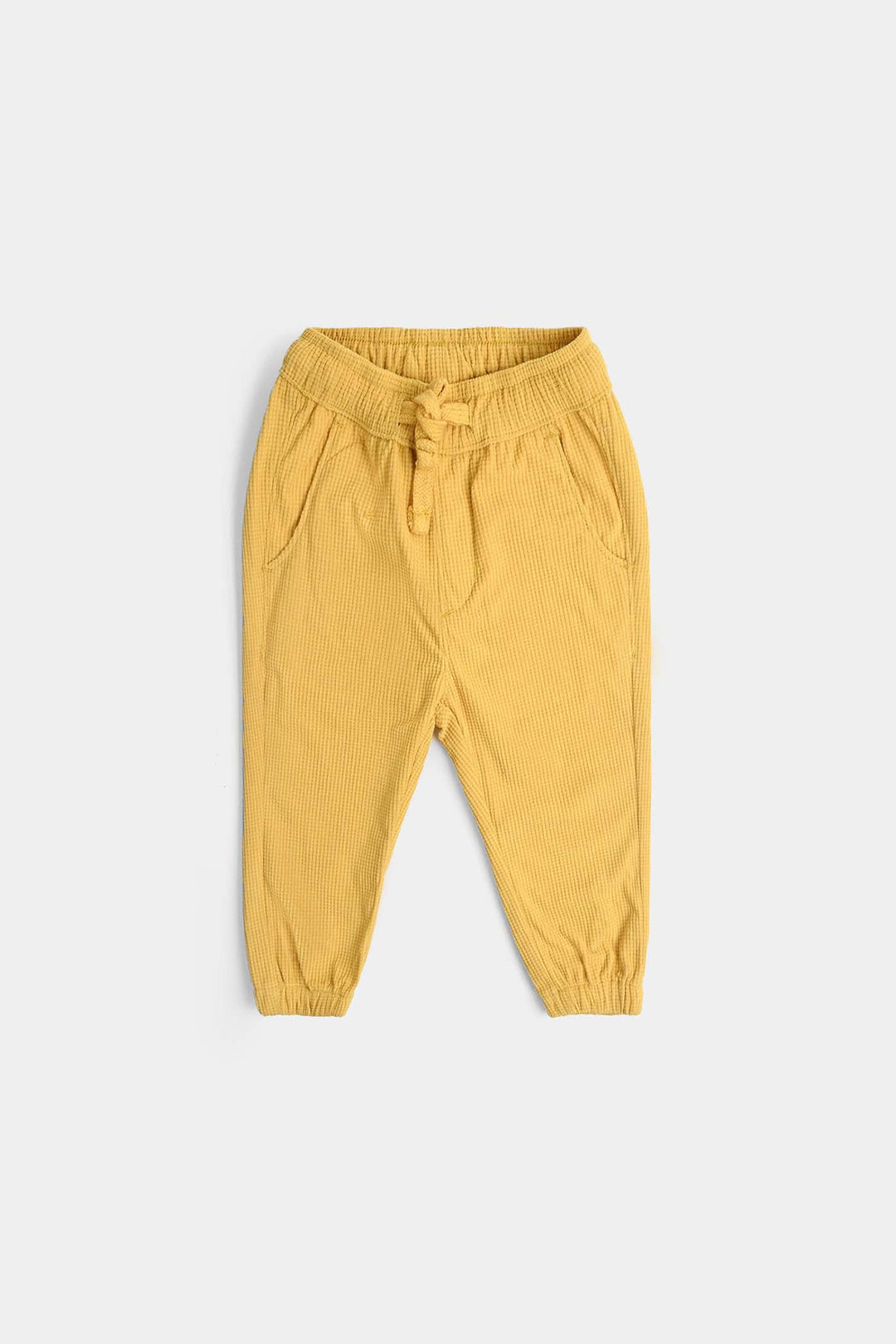 Infant Girls Corduroy Pant Frill - Citrus/yellow