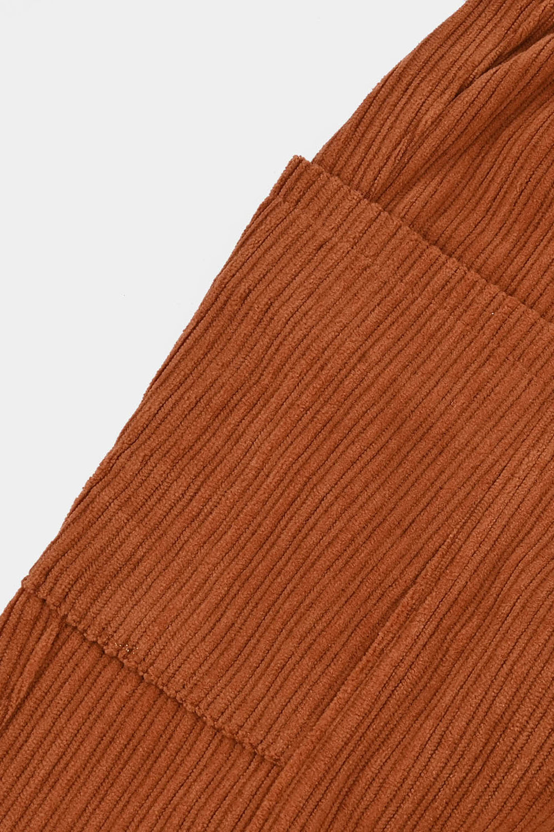 Girls Corduroy Pant Seam - Rust
