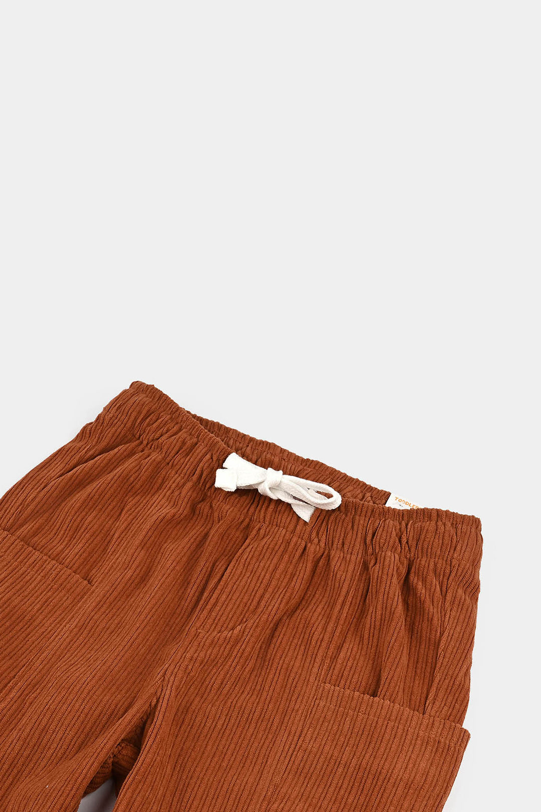 Girls Corduroy Pant Seam - Rust