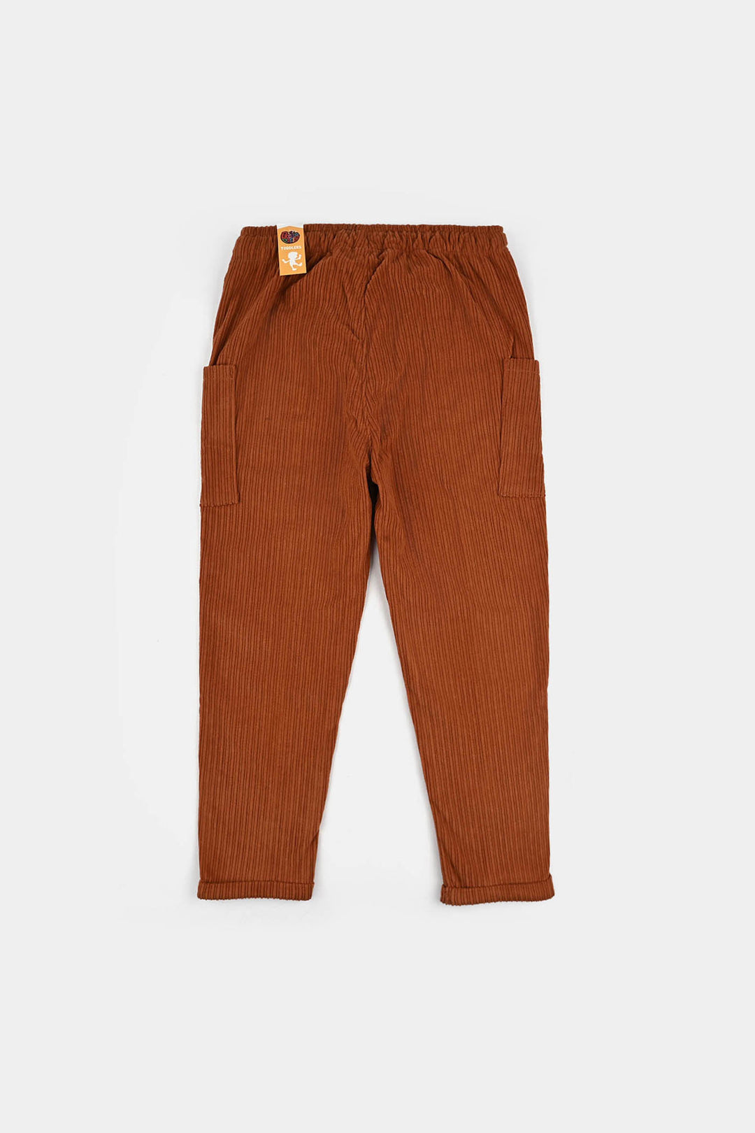 Girls Corduroy Pant Seam - Rust