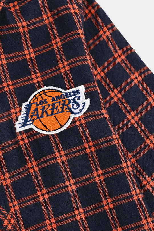 Boys Flannel Shirt (Lets Do IT)-Black Check