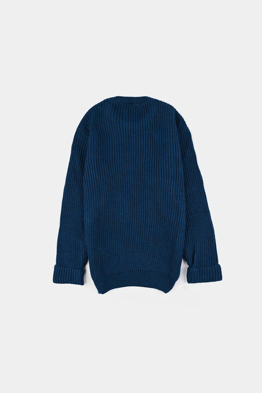 Boys Sweater Weekend Outfits - Blue