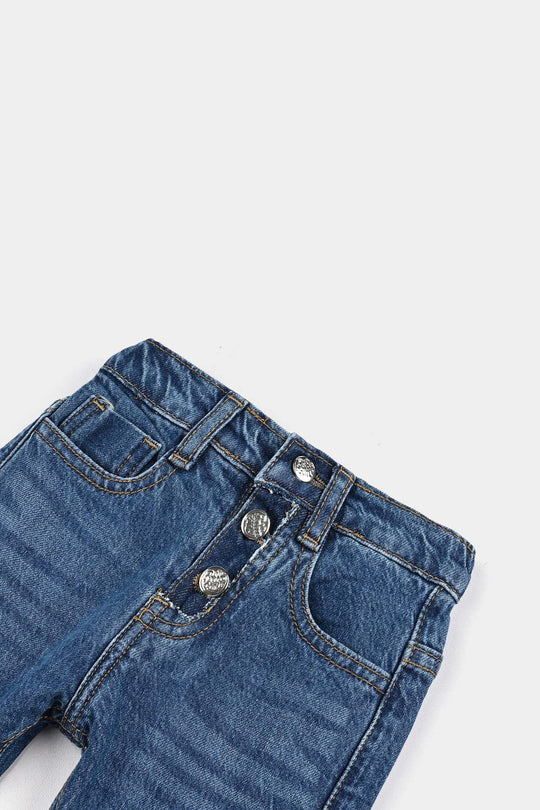 Infant Girls Denim Stretch Pant Sanrio-DARK BLUE