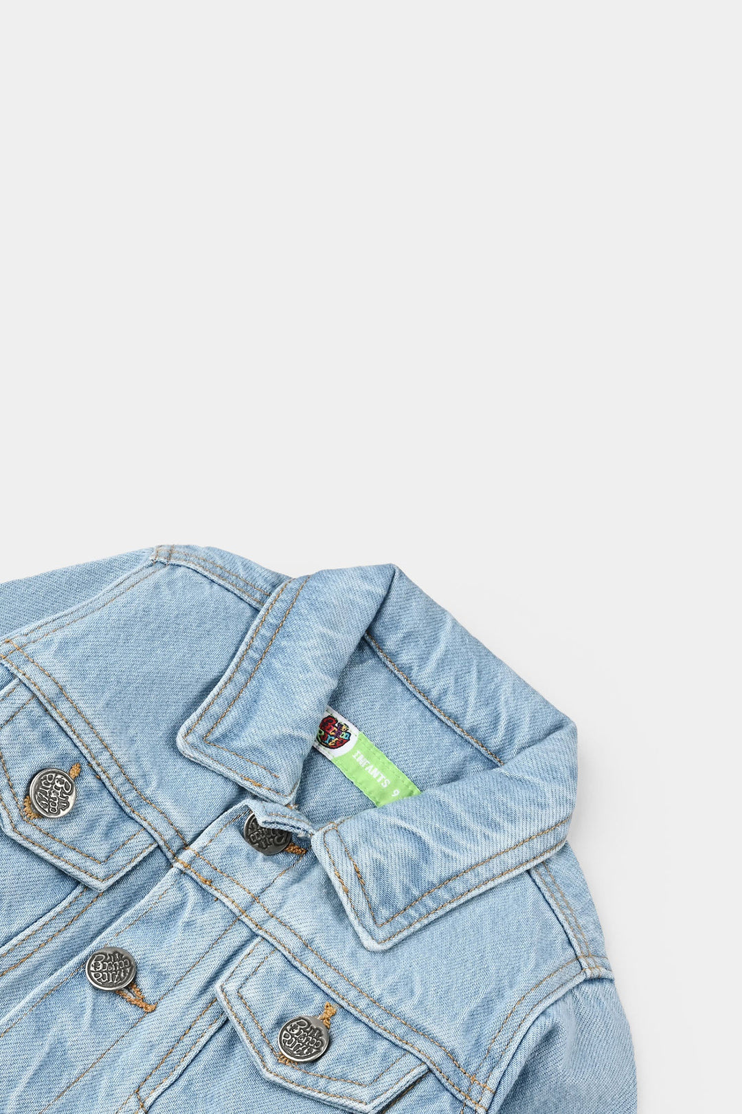 Infant Boys Denim Stretch Woven Jacket Basic-Light Blue