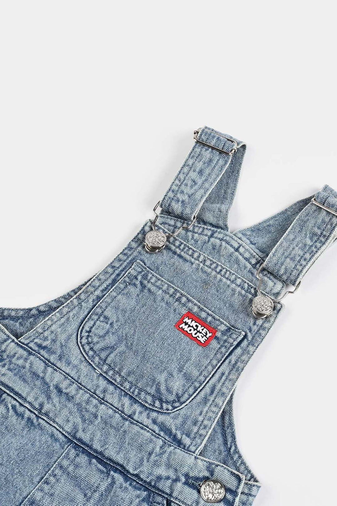 Infant Boys Denim Stretch Dangri-Mid Blue