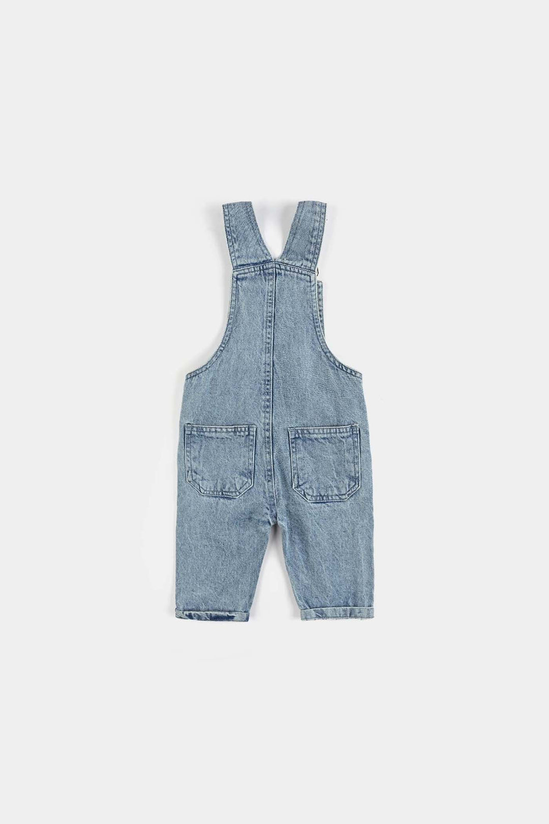Infant Boys Denim Stretch Dangri-Mid Blue
