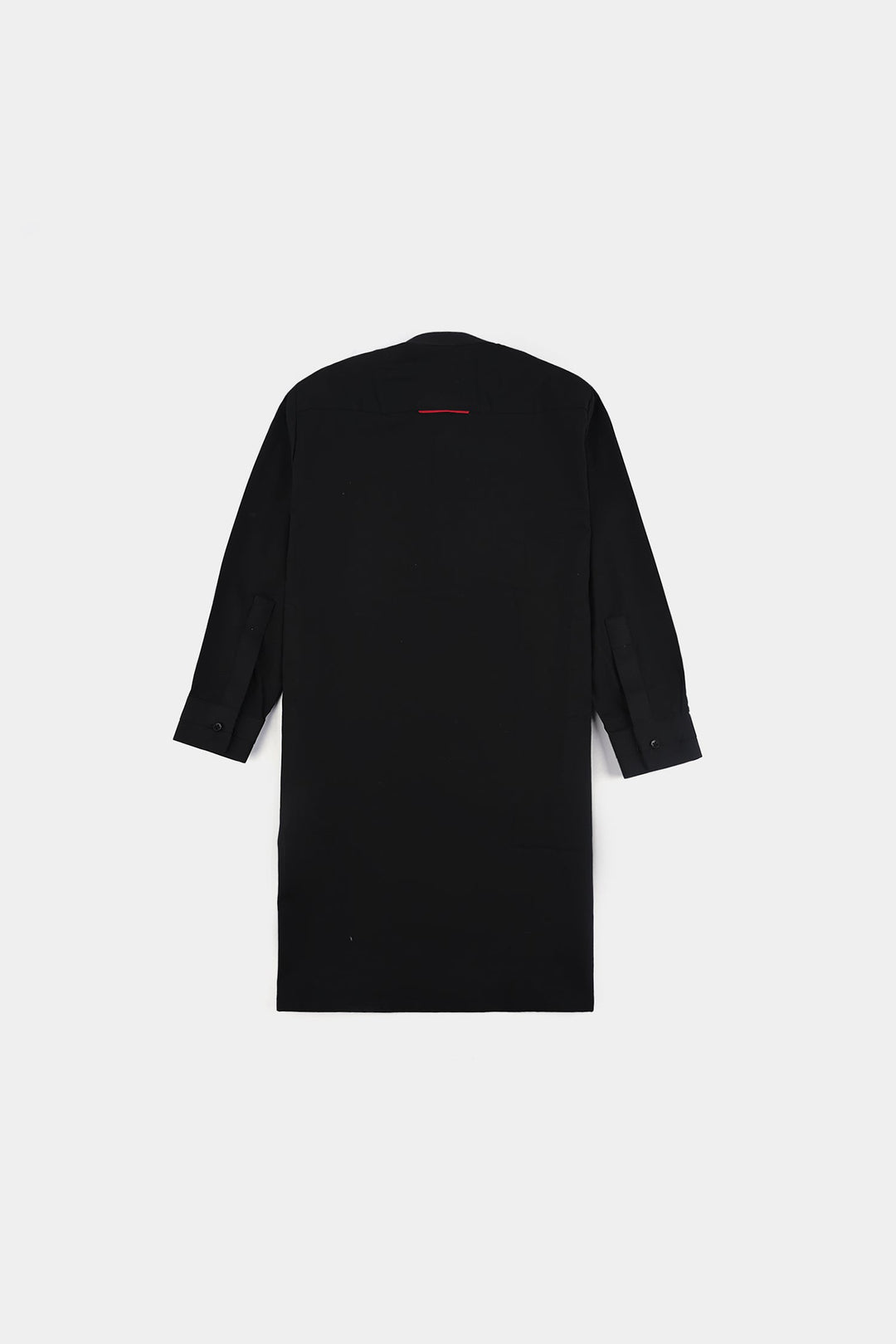 Boys Cotton Poplin Kurta Pajama (Black Studs)-BLACK