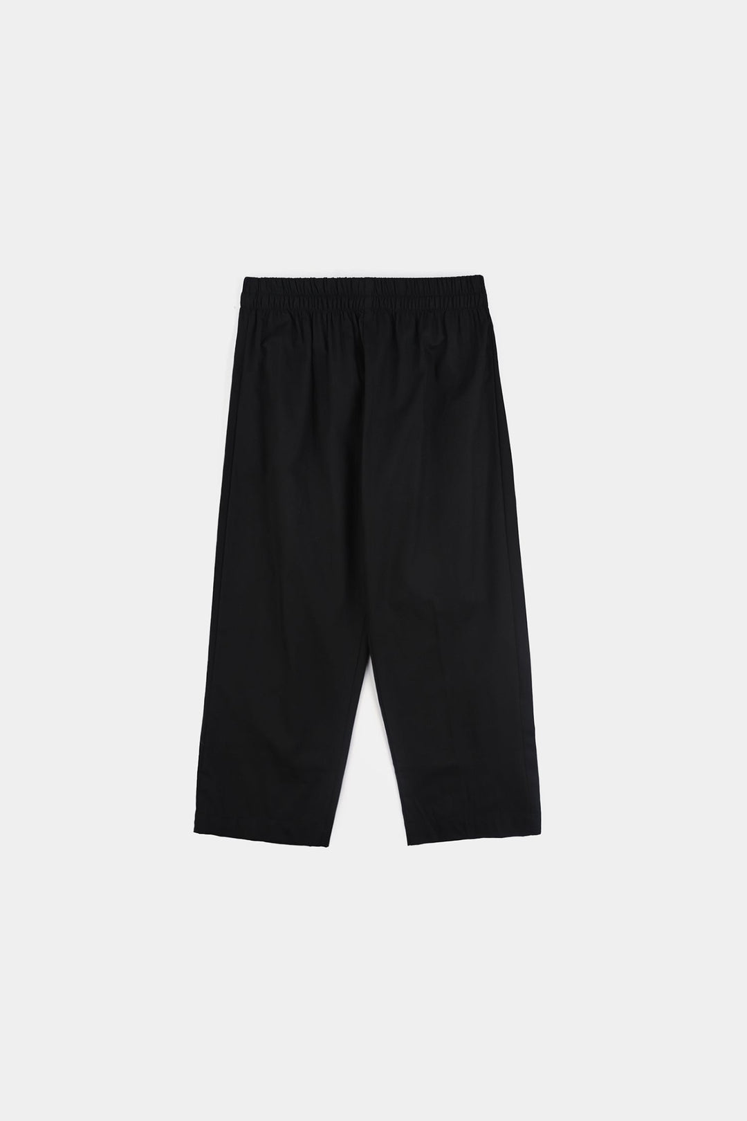 Boys Cotton Poplin Kurta Pajama (Black Studs)-BLACK