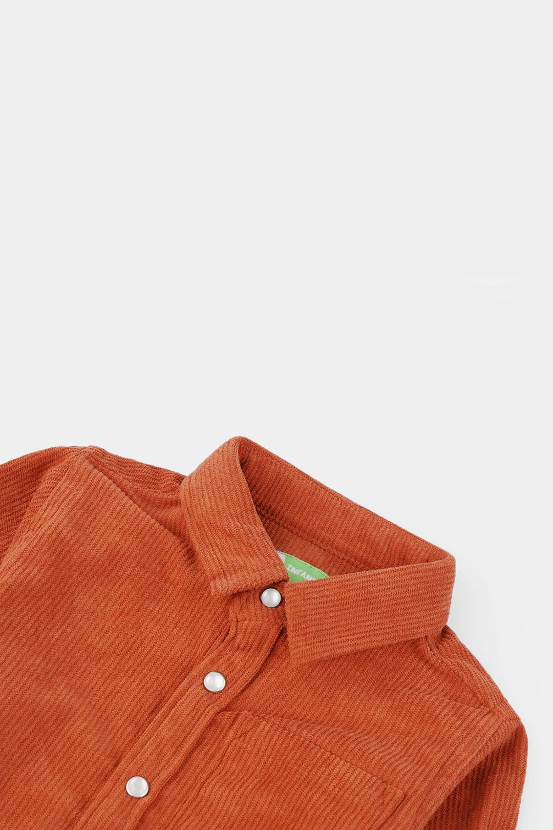 Infant Boys Corduroy Shirt (Great)-Rust
