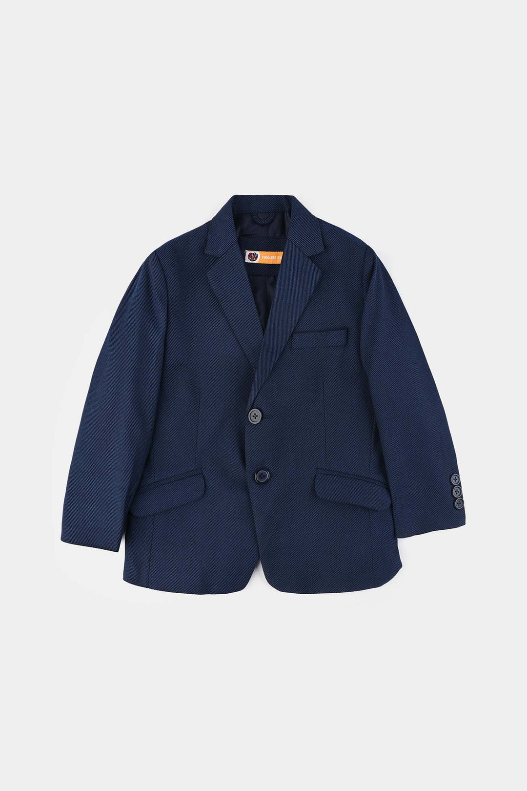 Boys Wool Blazer (Stitch) - Blue