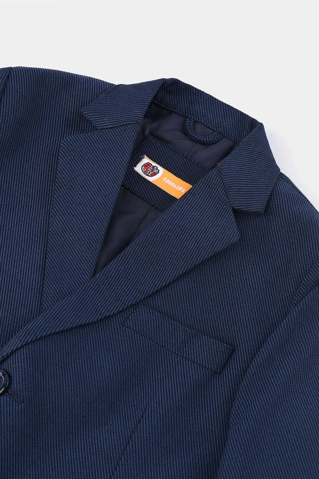 Boys Wool Blazer (Stitch) - Blue