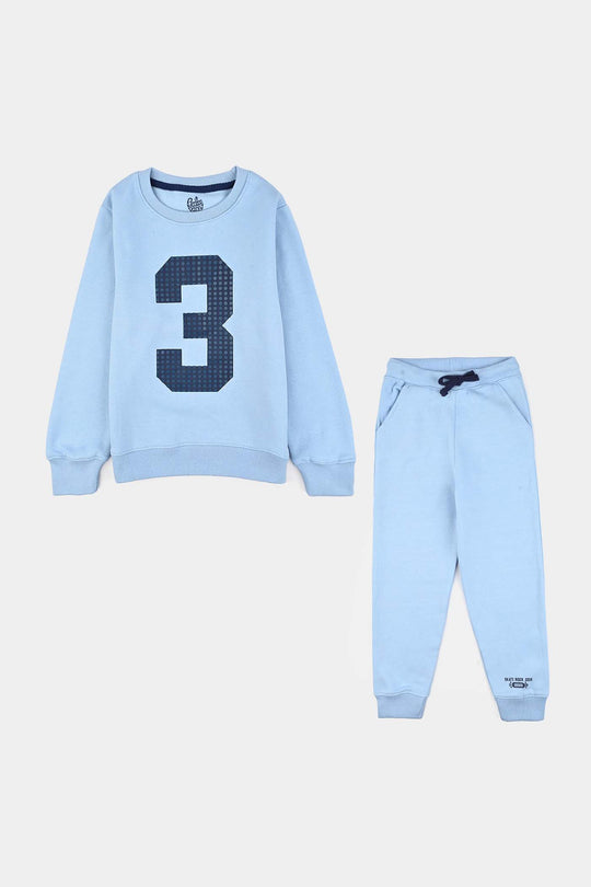 Boys Fleece 2 Piece Suit - Blue