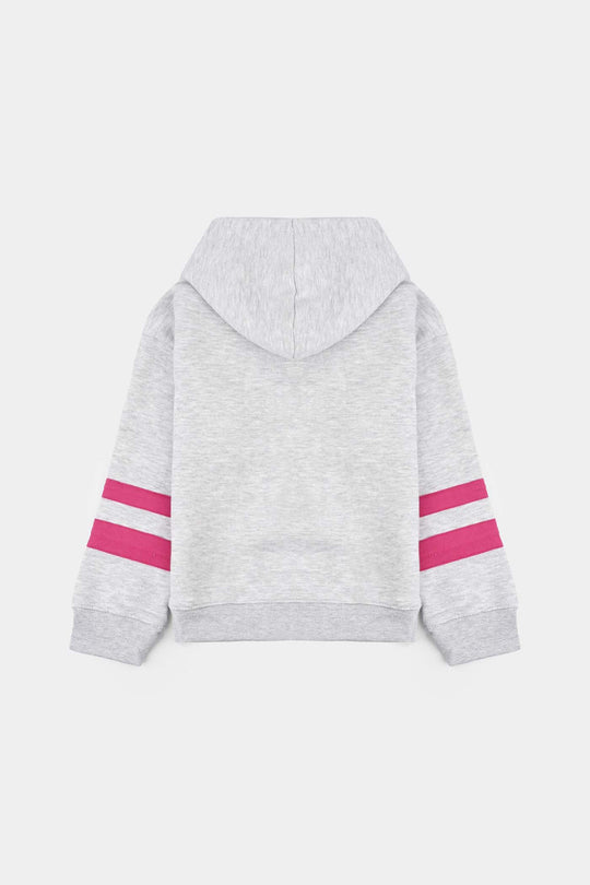 Girls Fleece 2 Piece Suit - Grey