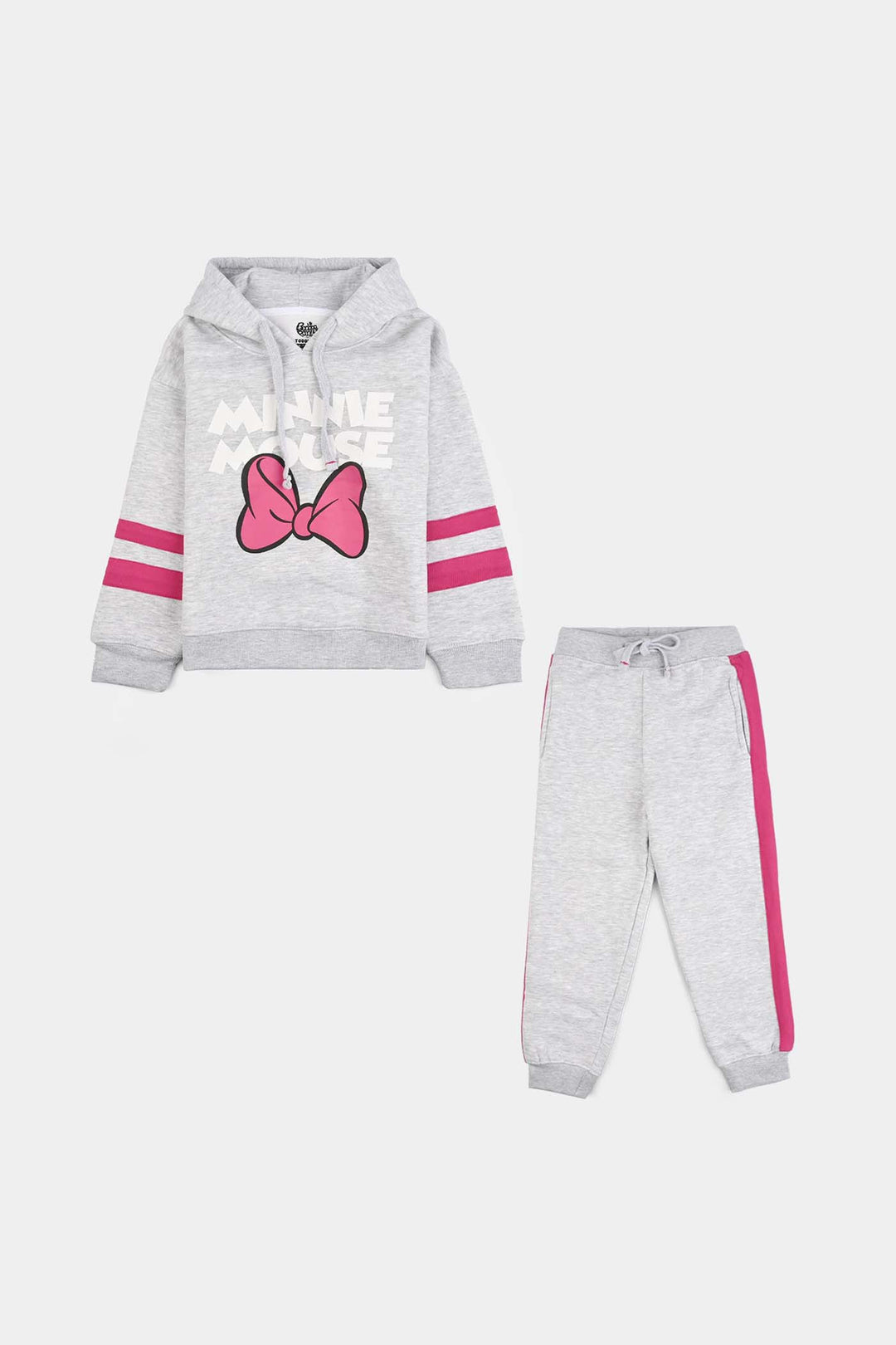 Girls Fleece 2 Piece Suit - Grey