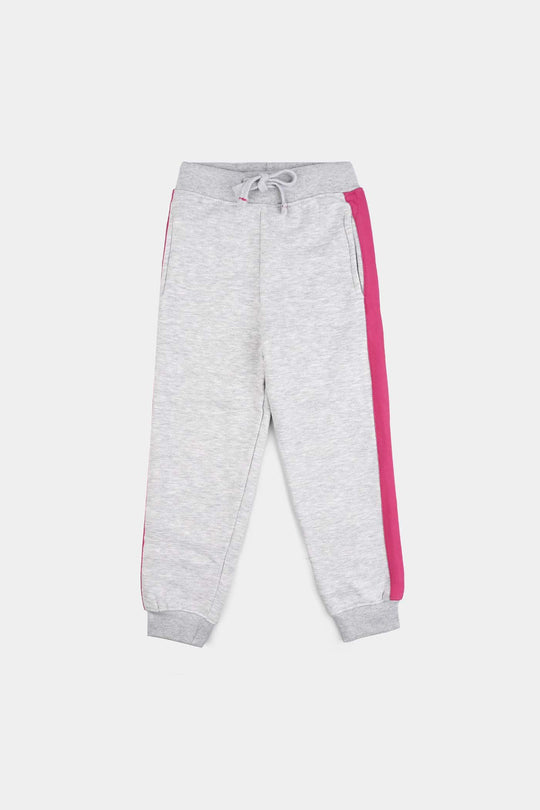 Girls Fleece 2 Piece Suit - Grey