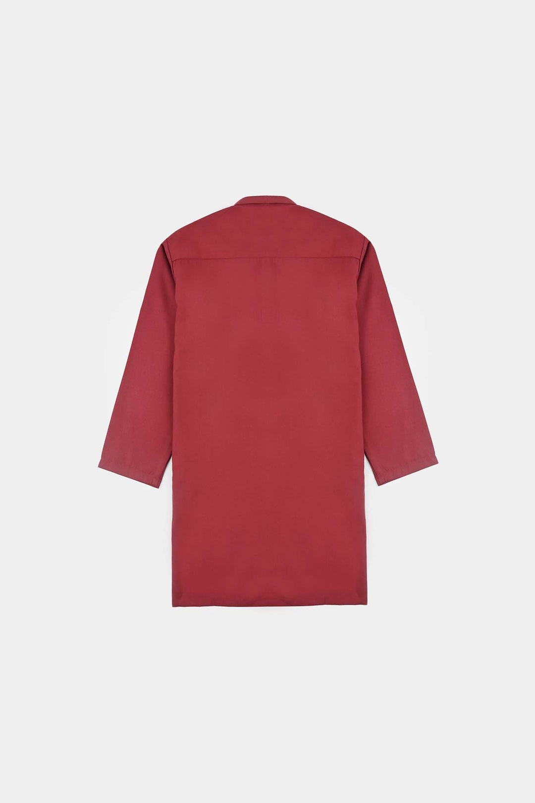 Boys Cotton Poplin Suit (Metal Stud)-MAROON