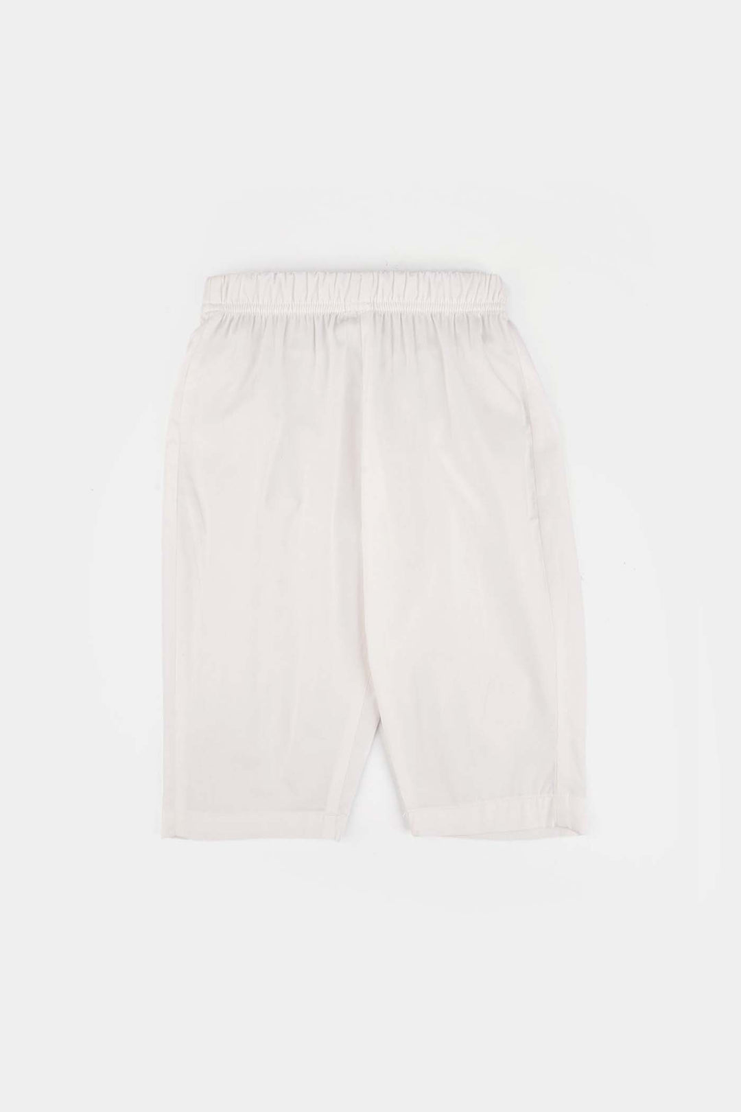 Infant Boys Cotton Poplin Kurta Pajama (Elegant)-White