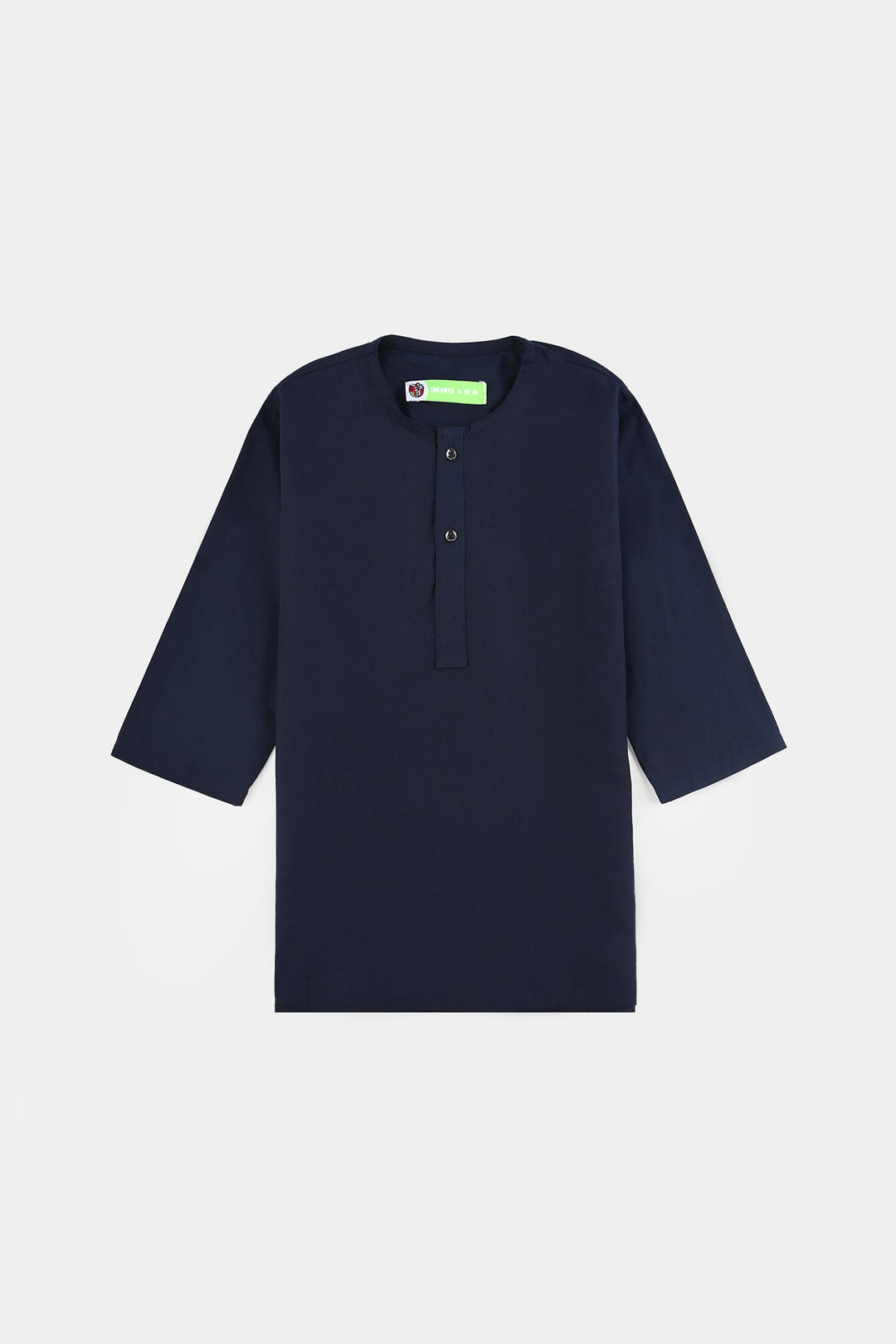 Infant Boys Cotton Poplin 3 Piece Suit (Pageant Blue)-NAVY