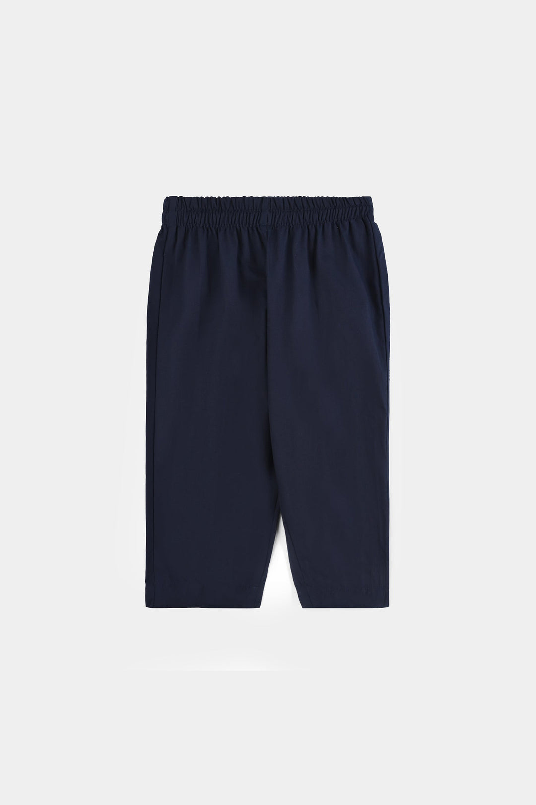 Infant Boys Cotton Poplin 3 Piece Suit (Pageant Blue)-NAVY