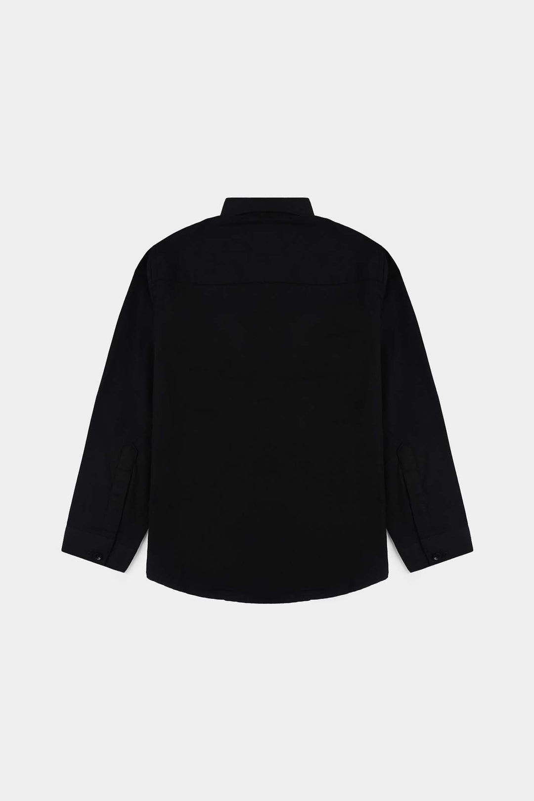 Boys Cotton Poplin Formal Shirt - Black