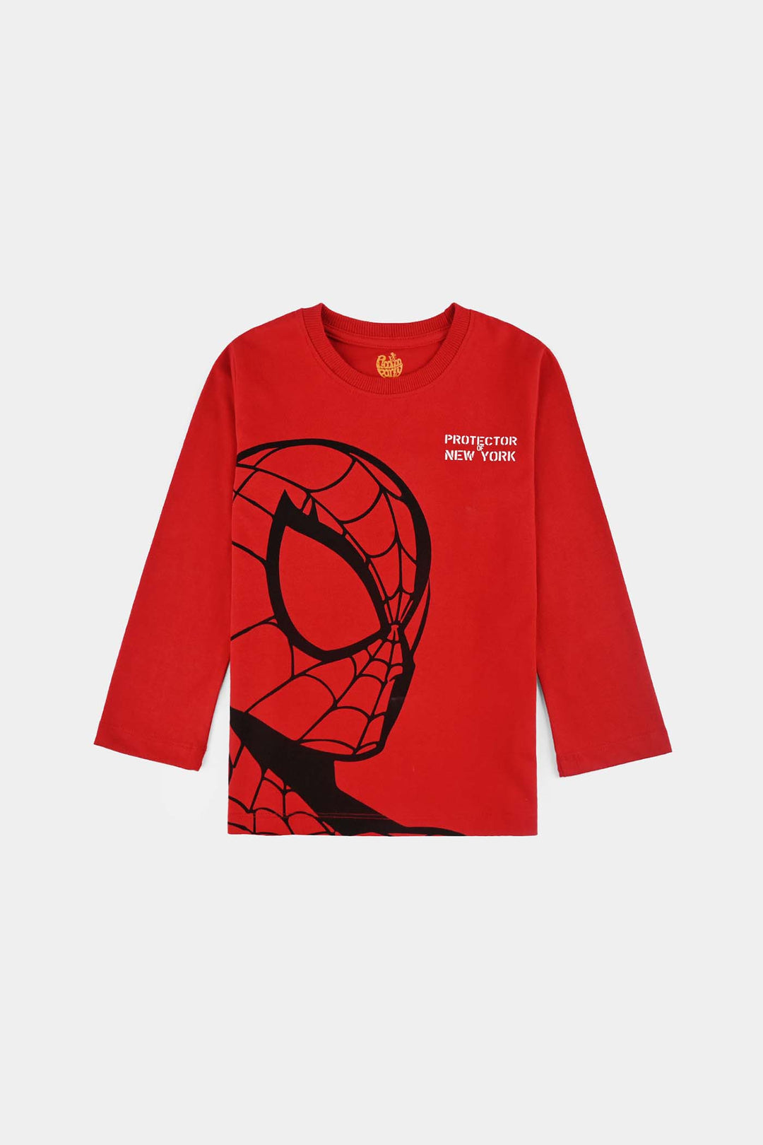 Boys Poly Twill Night Suit-Salsa