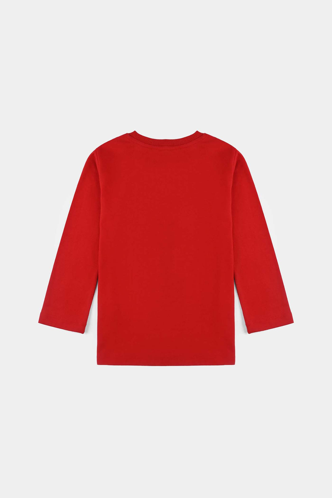 Boys Poly Twill Night Suit-Salsa