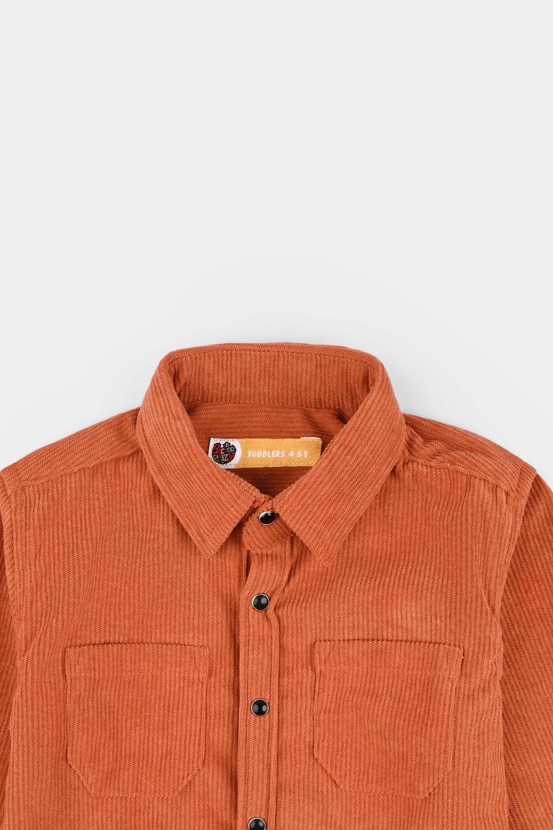 Boys Corduroy Shirt (Ever cord)-Rust
