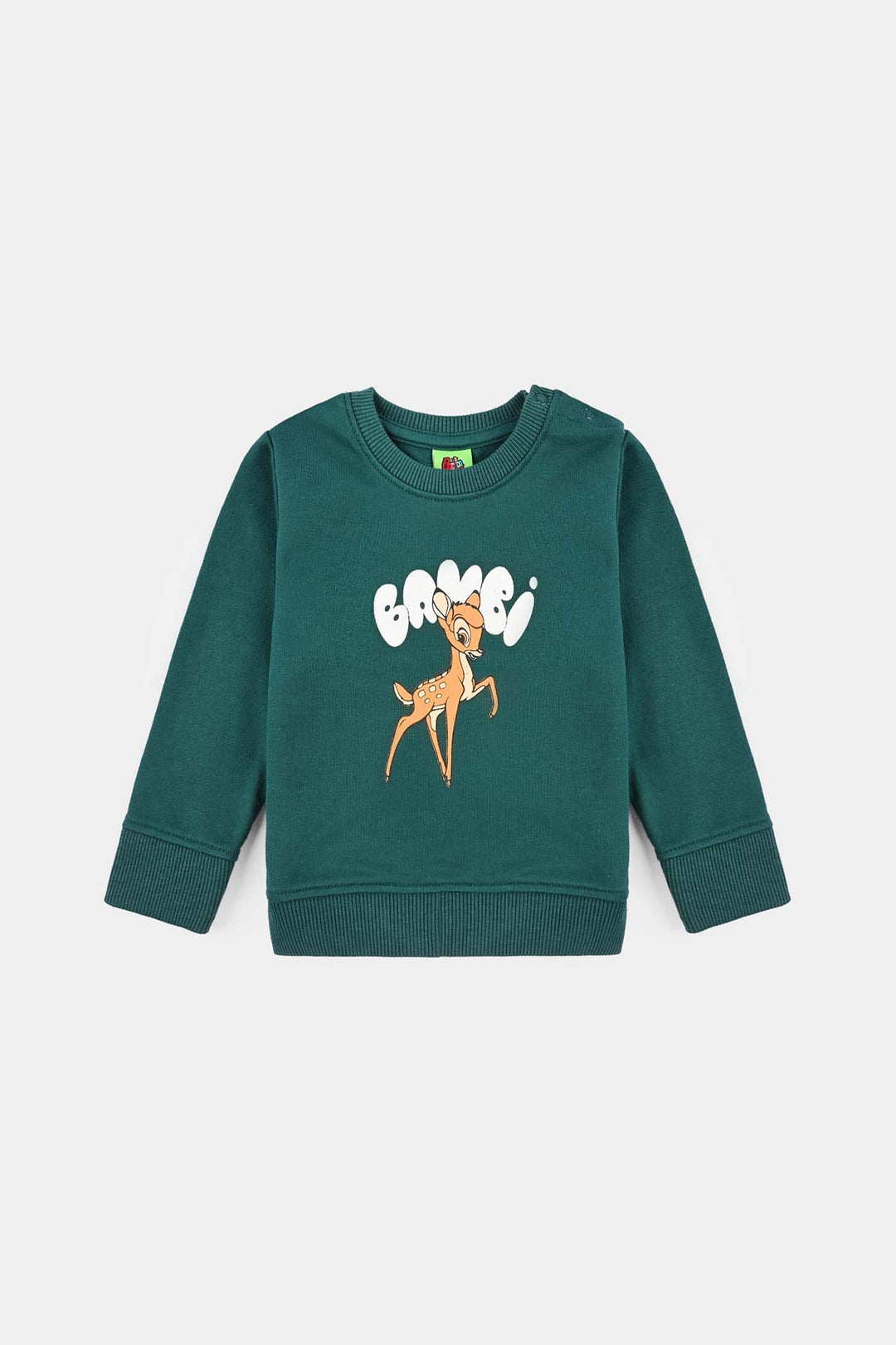 Infant Girls Fleece Sweatshirt Bambi-Green