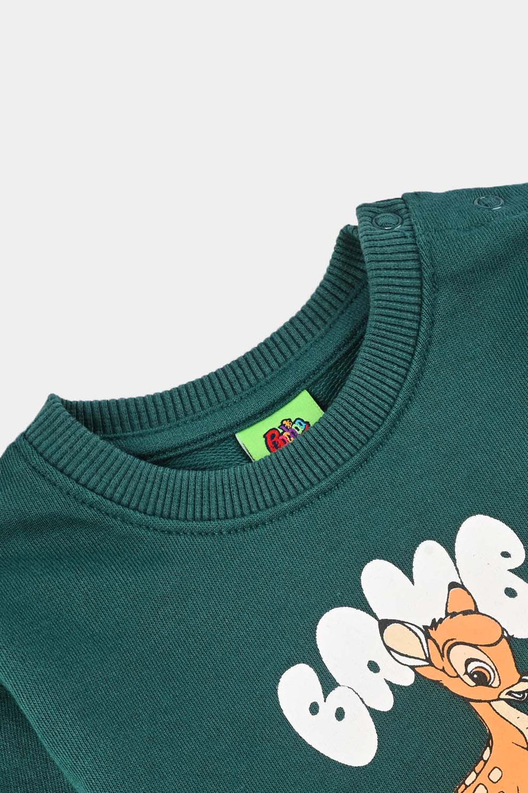 Infant Girls Fleece Sweatshirt Bambi-Green