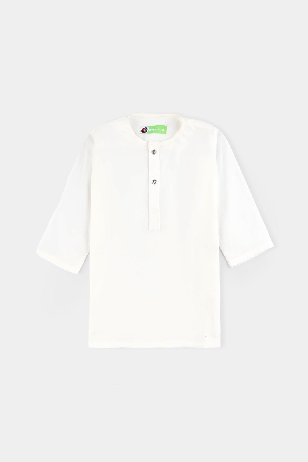 Infant Boys Cotton Poplin 3Piece Suit-White