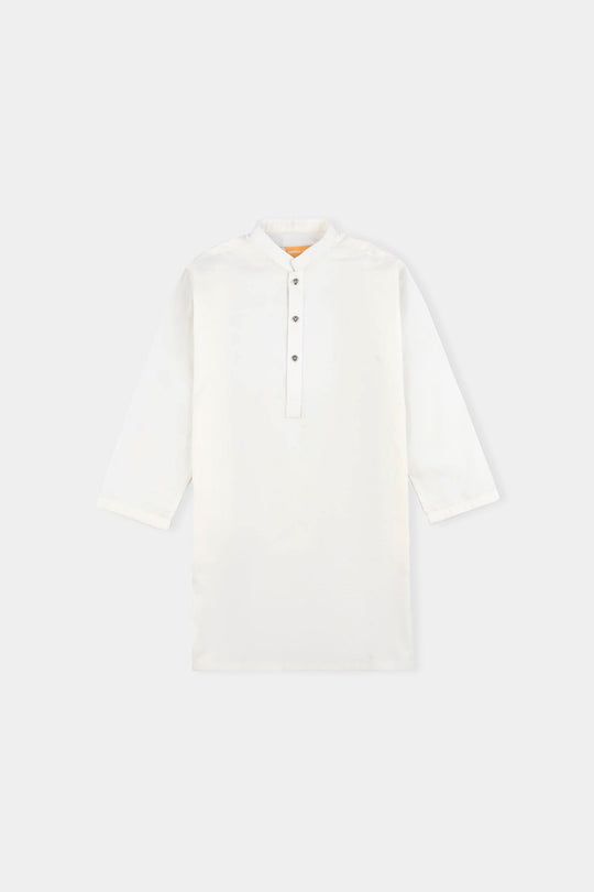 Boys Cotton Poplin 3Piece Suit-White