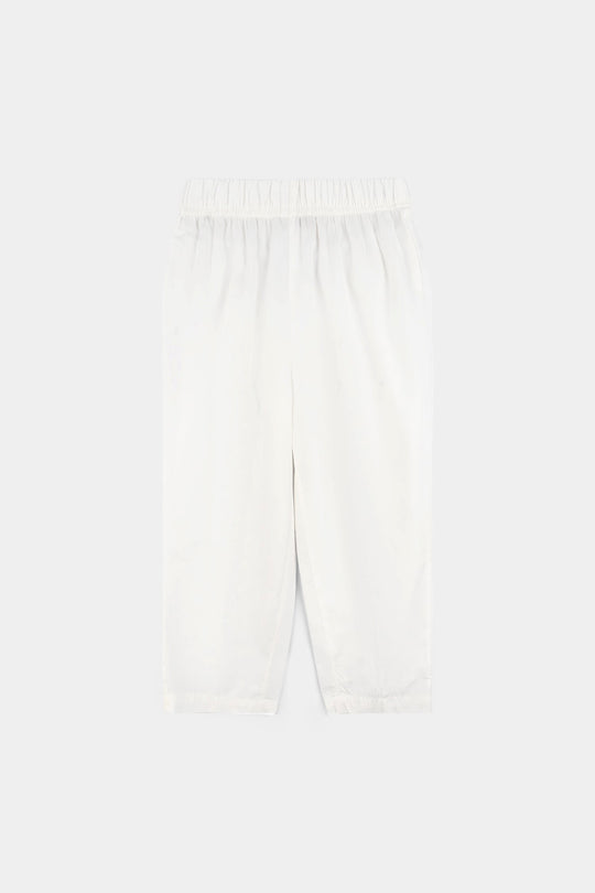 Boys Cotton Poplin 3Piece Suit-White