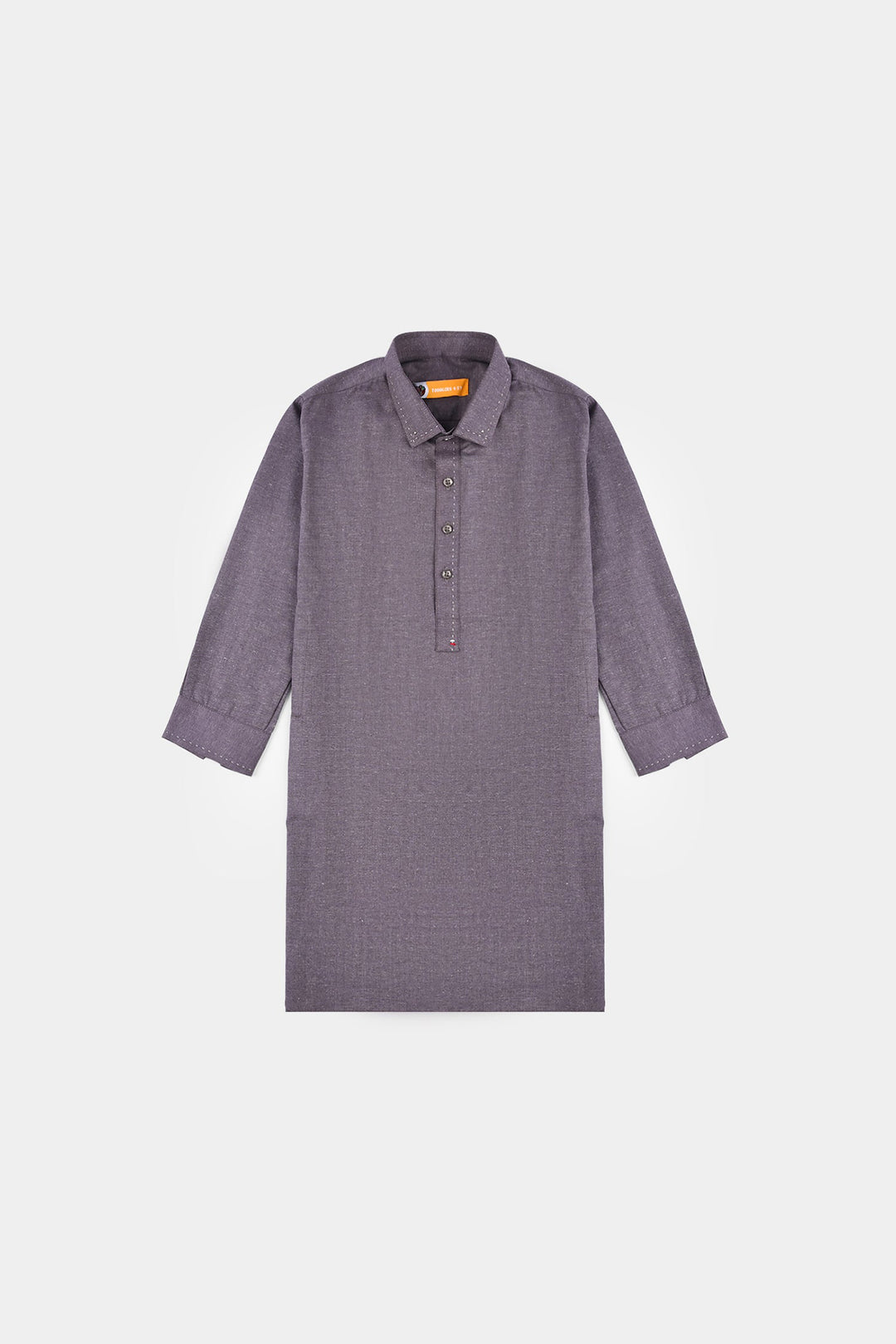 Boys Poly Viscose Suit (Contrast Stitch)-GREY