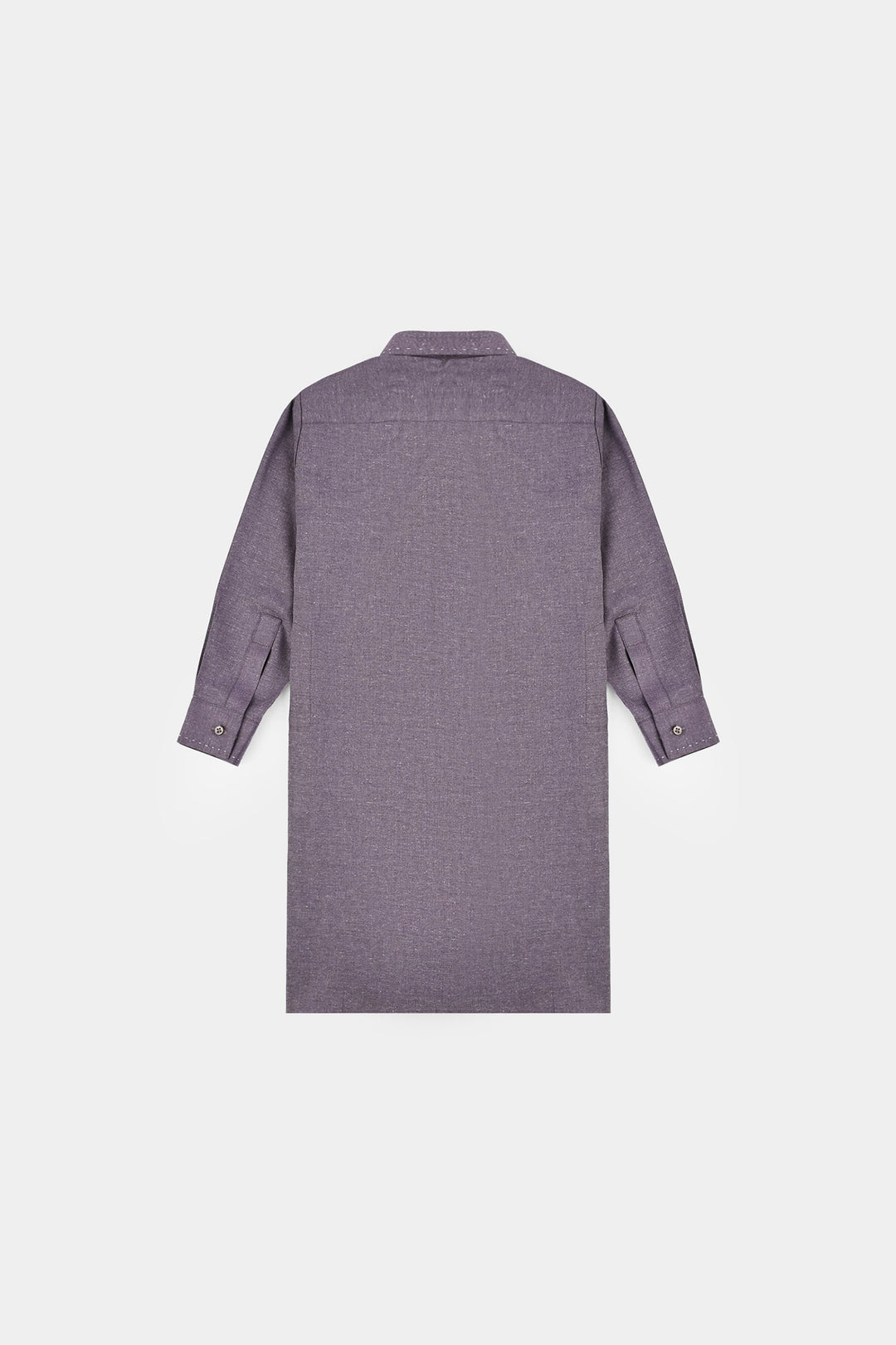 Boys Poly Viscose Suit (Contrast Stitch)-GREY