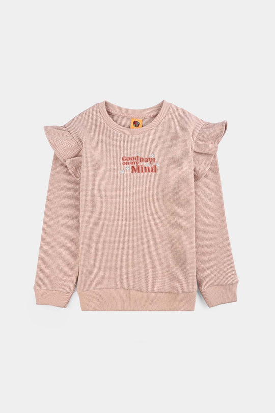 Girls Fleece Sweatshirt GOOD DAYS
