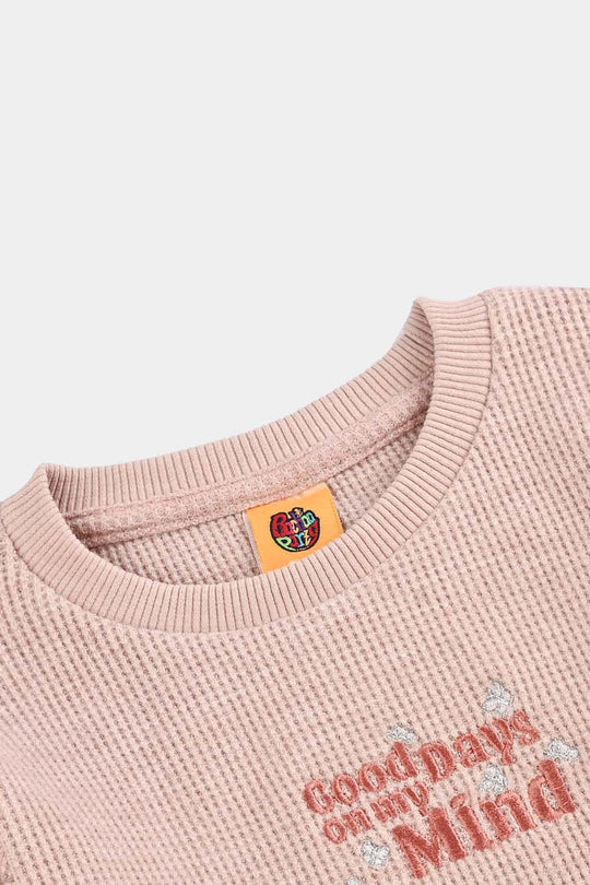 Girls Fleece Sweatshirt GOOD DAYS