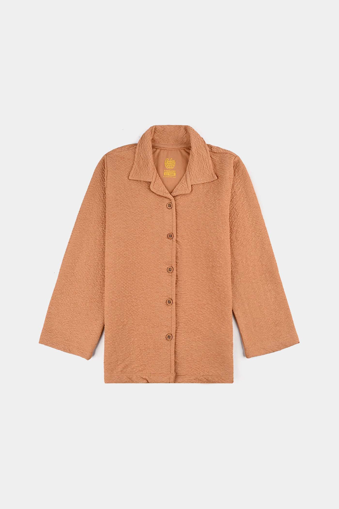 Girls Jacquard 2 Piece - Brown
