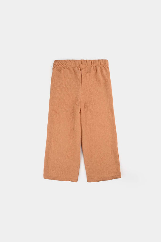 Girls Jacquard 2 Piece - Brown