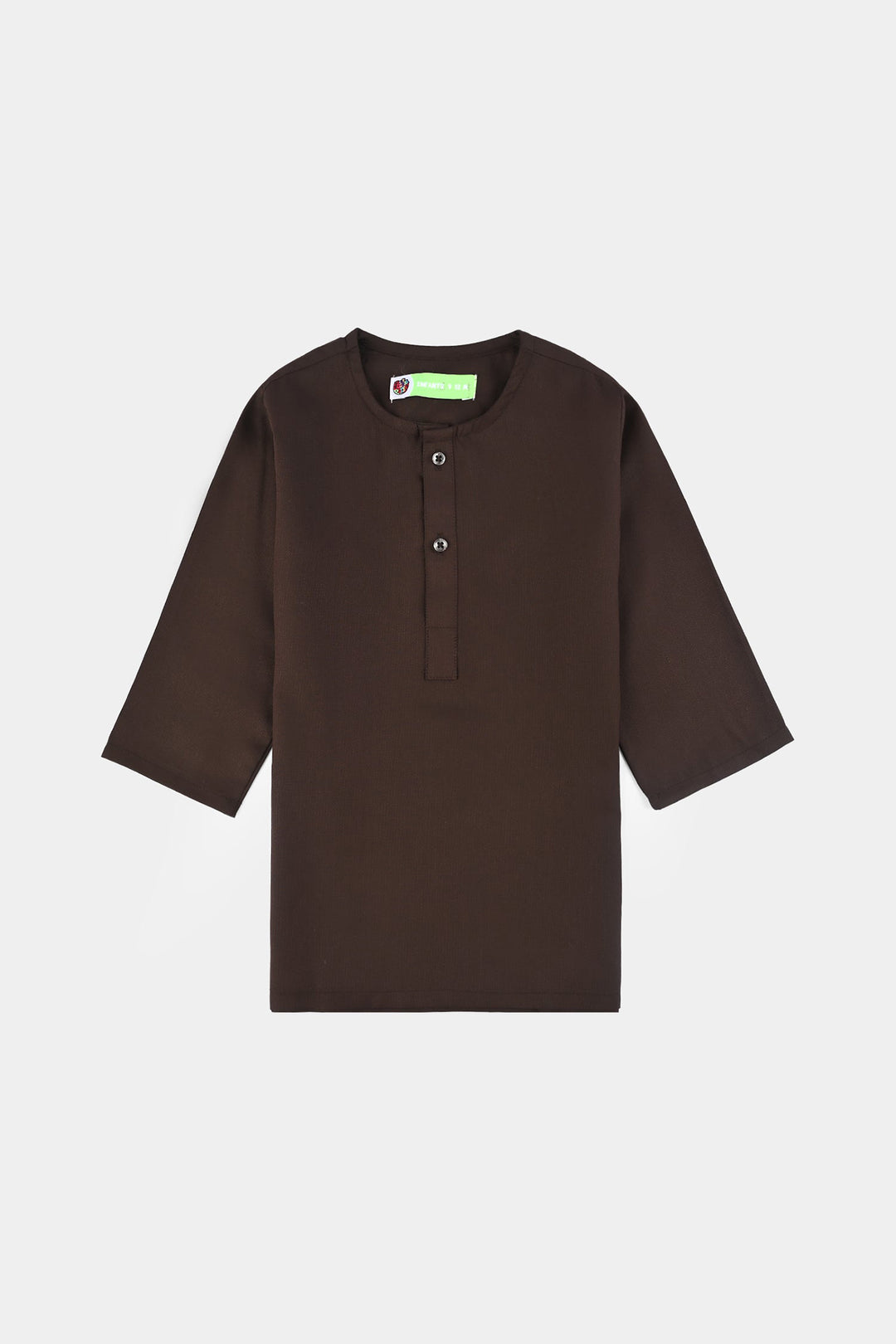 Infant Boys Poly Viscose 3 Piece Suit (Earth Tone)-BROWN