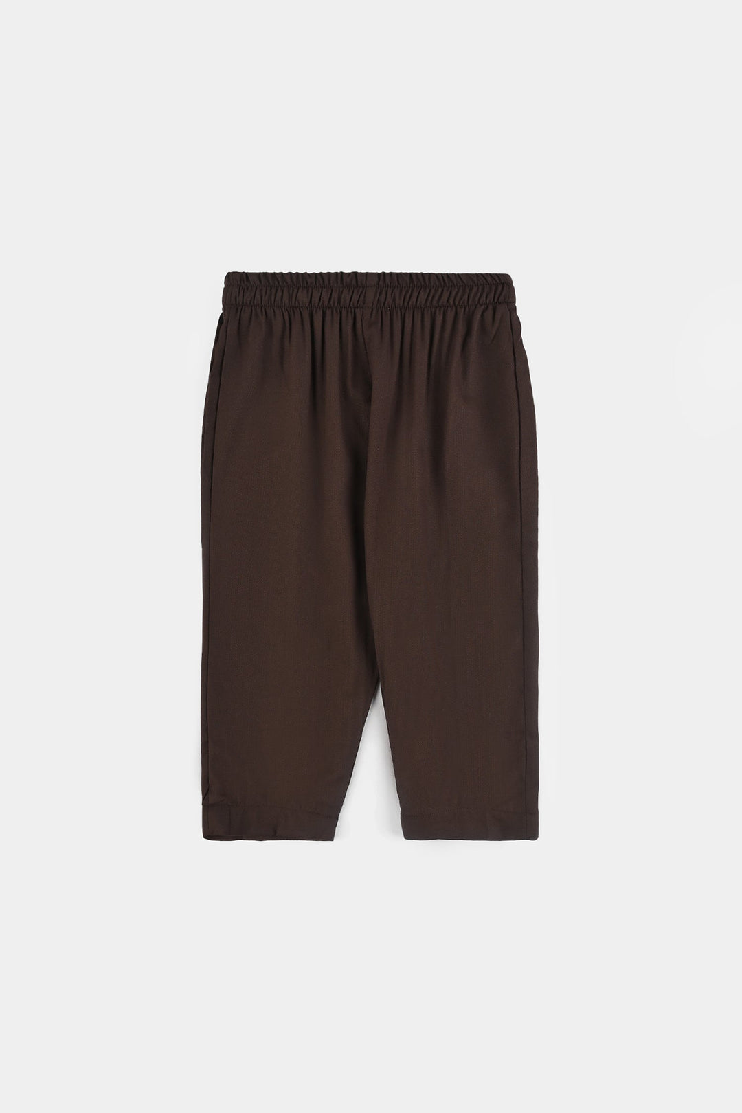 Infant Boys Poly Viscose 3 Piece Suit (Earth Tone)-BROWN