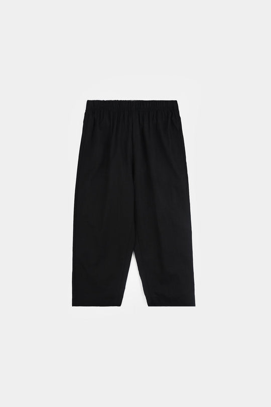 Boys Cotton Slub 3 Piece suit (Black Beauty)-BLACK