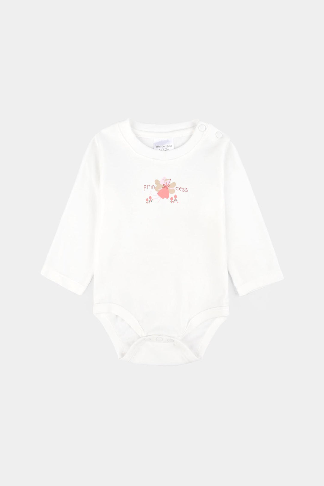 Infant Girls Cotton Interlock 3 PC Set-White/Green
