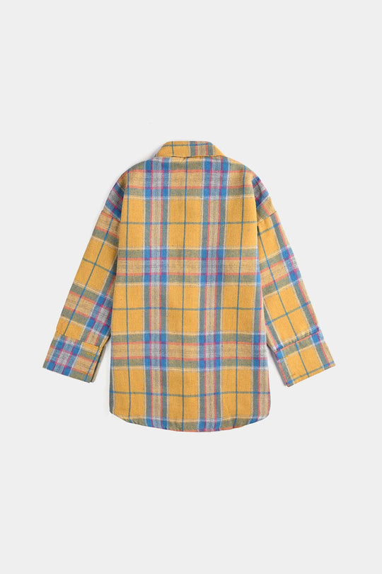 Girls Cotton Casual Top Honey Bee-Yellow